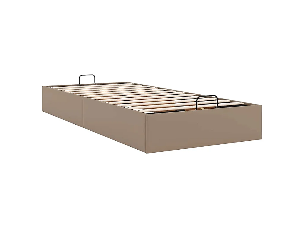 Struttura Letto Pouf senza Materasso 90x200 cm Similpelle
