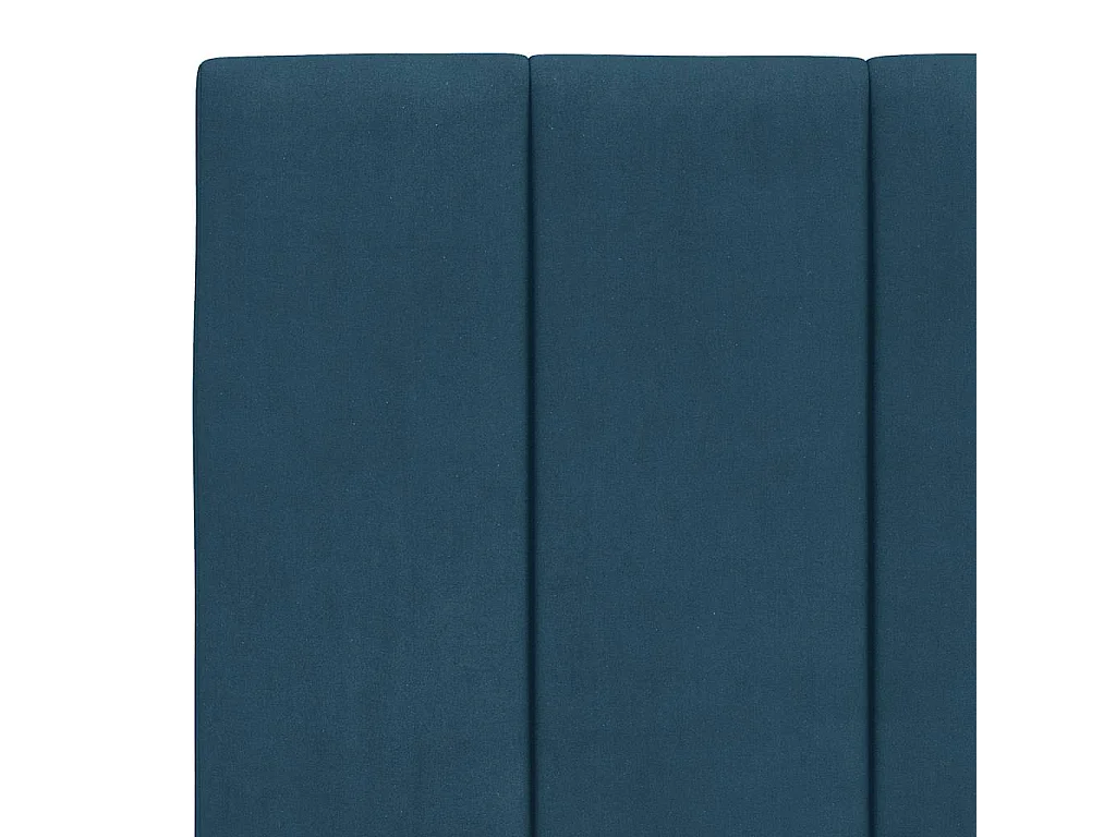 Giroletto senza Materasso Hanko Blu 180x200 cm in Velluto