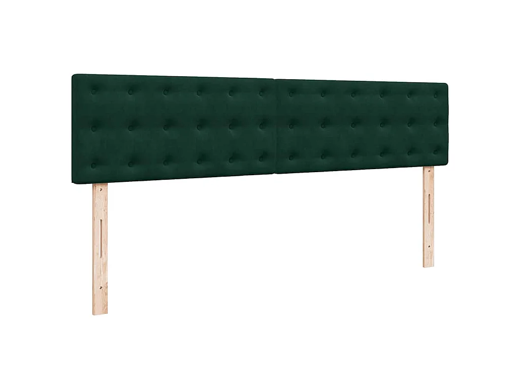 Ottoman bed met matrassen en LED's 180x200cm fluweel