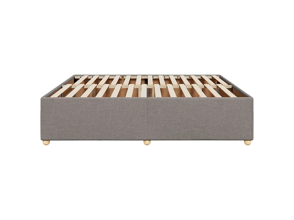Bedframe zonder matras stof taupe 180x200 cm