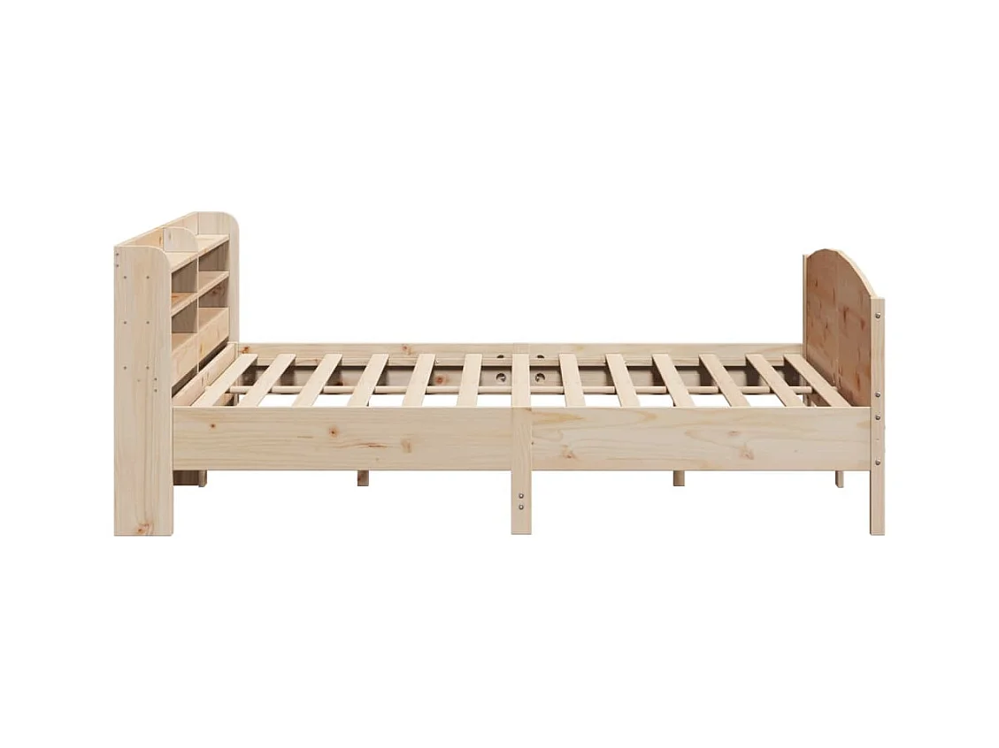 Cadre de lit sans matelas 180x200 cm bois massif de pin