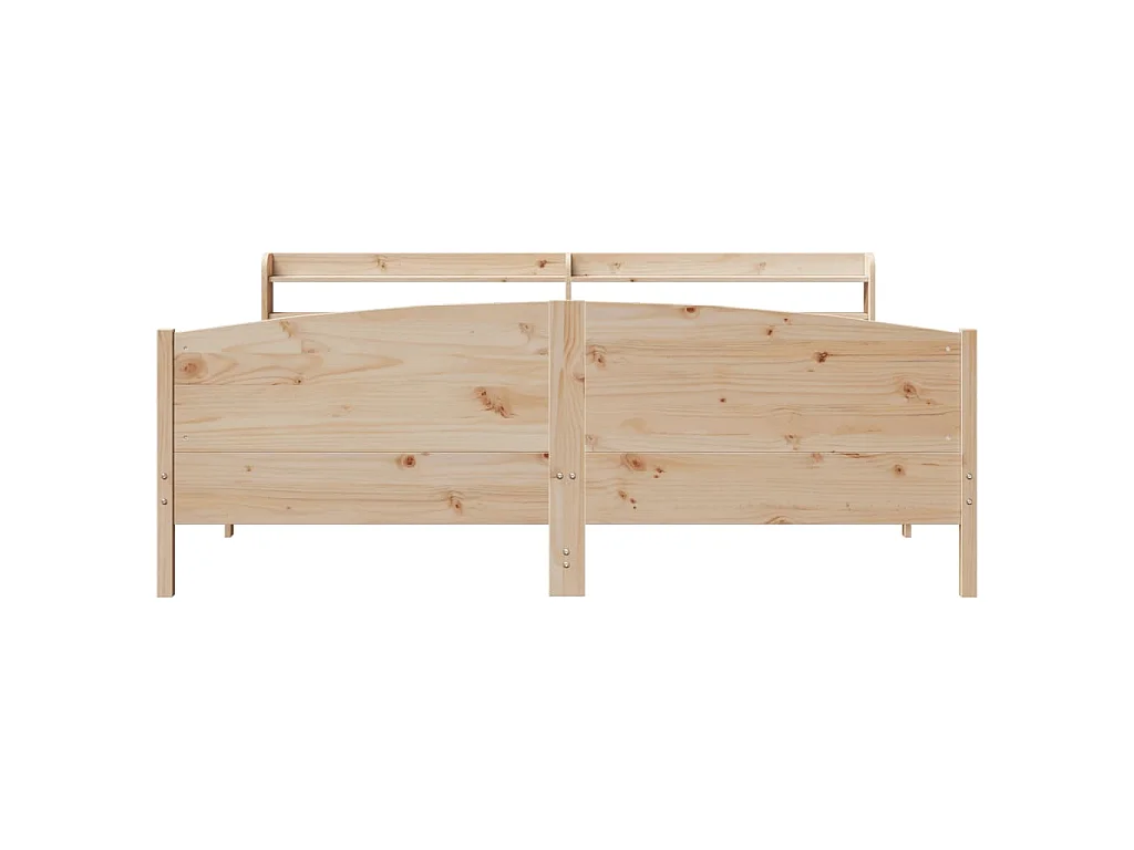 Cama sem colchão 180x200 cm madeira de pinho maciça