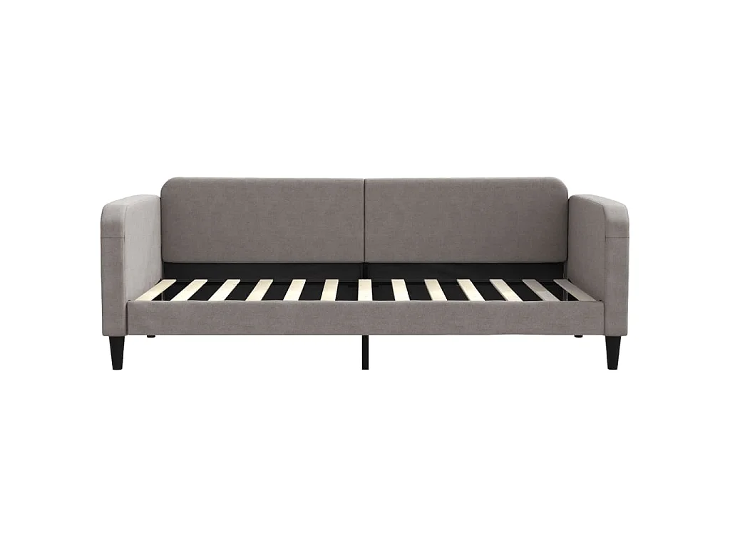 Sofá cama nido tela gris taupe 90x200 cm