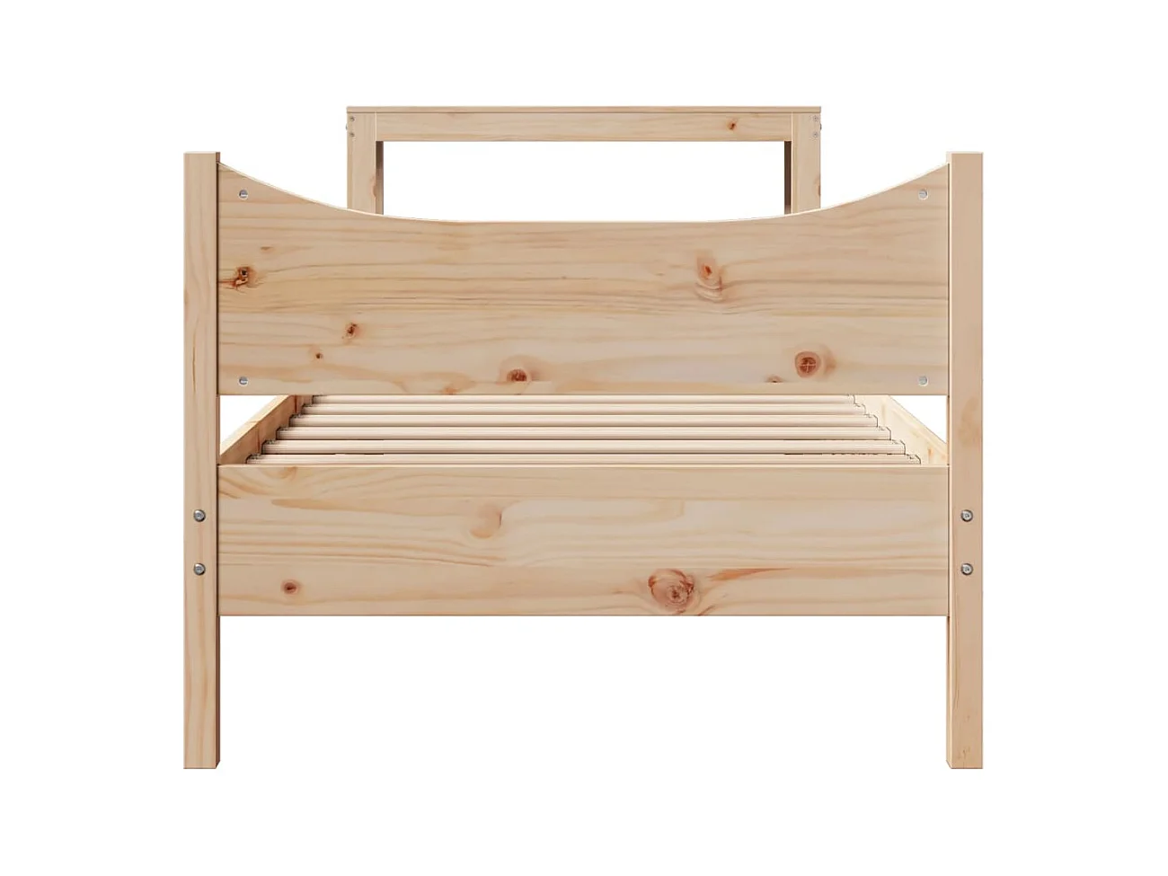 Cadre de lit avec tête de lit 90x200 cm bois de pin massif