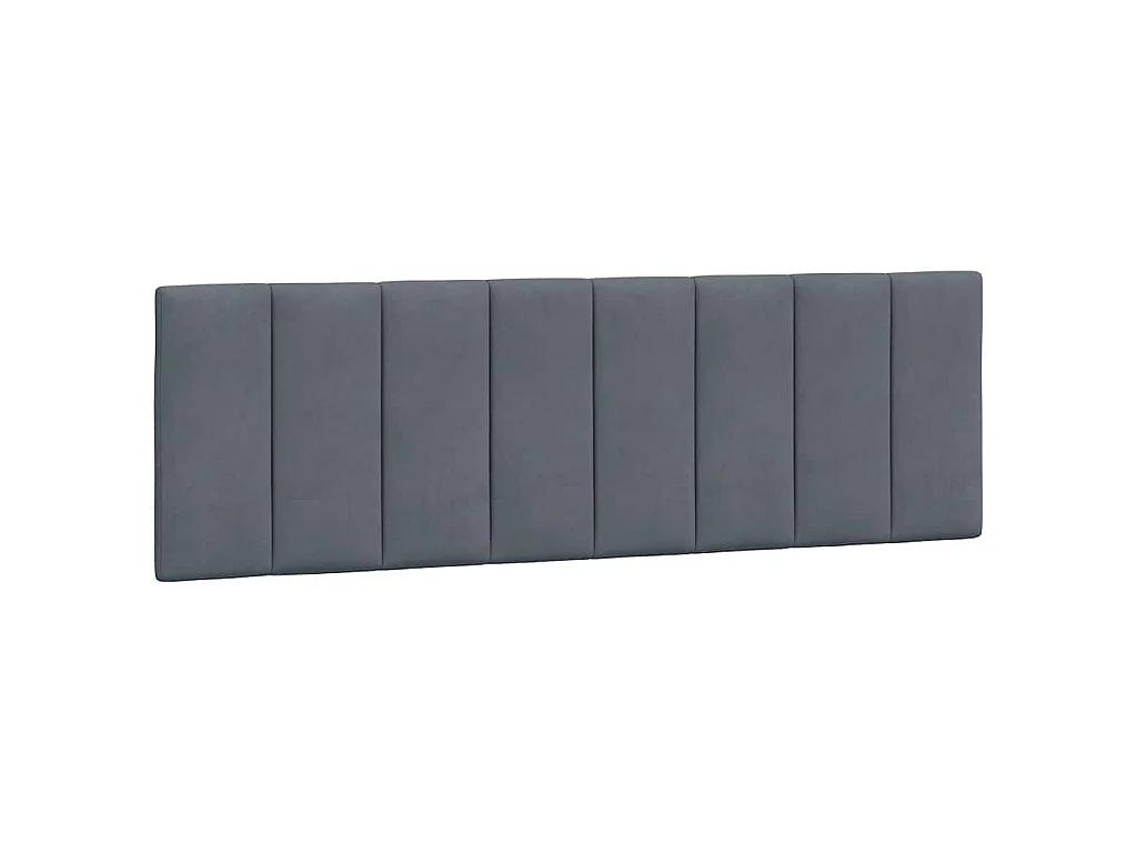 Giroletto senza Materasso Hanko Grigio Scuro 160x200 cm Velluto