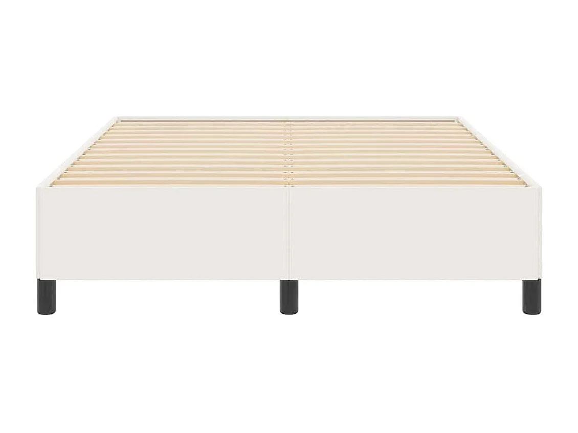 Estructura de cama Crema 140 x 200 cm Telas de pana
