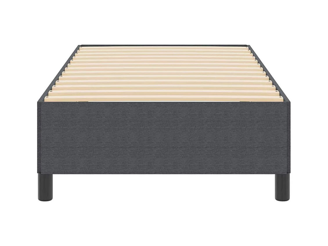 Estrutura da Cama Cinzento escuro 90 x 200 cm