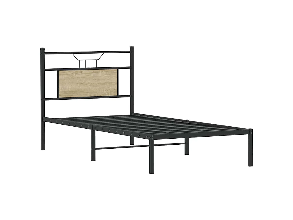 Giroletto senza Materasso Rovere Sonoma 90x190 cm in Truciolato