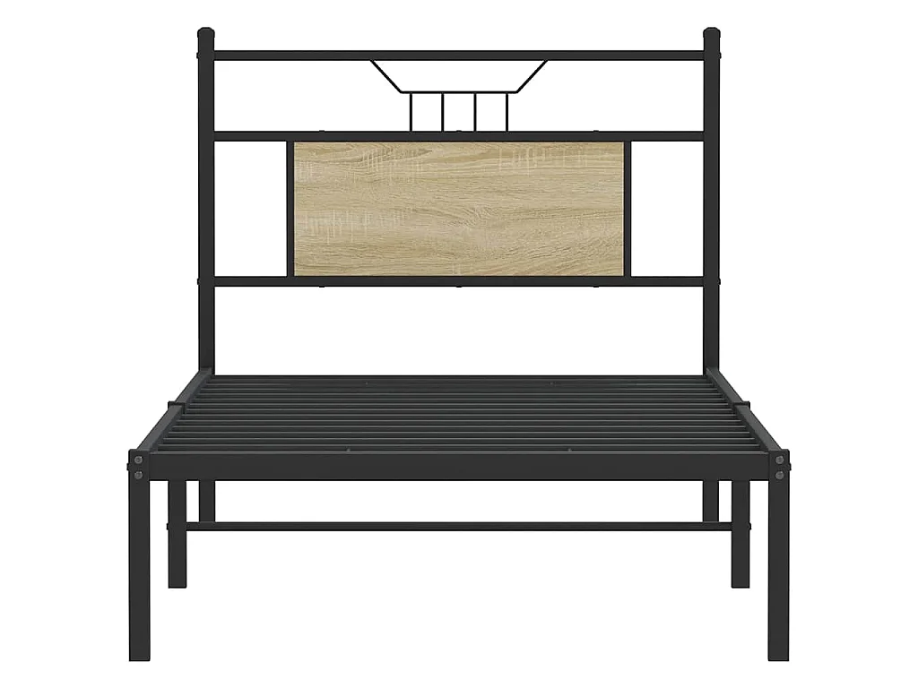 Giroletto senza Materasso Rovere Sonoma 90x190 cm in Truciolato