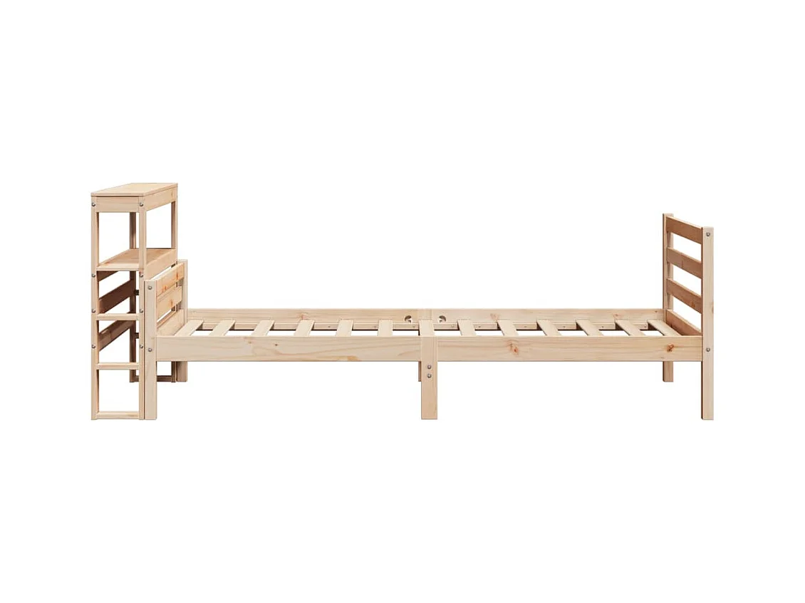 Cadre de lit avec tête de lit sans matelas 100x200 cm