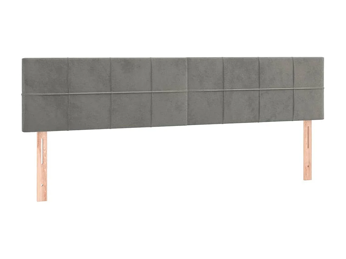 Struttura Letto Pouf con Materassi 160x200 cm in Velluto