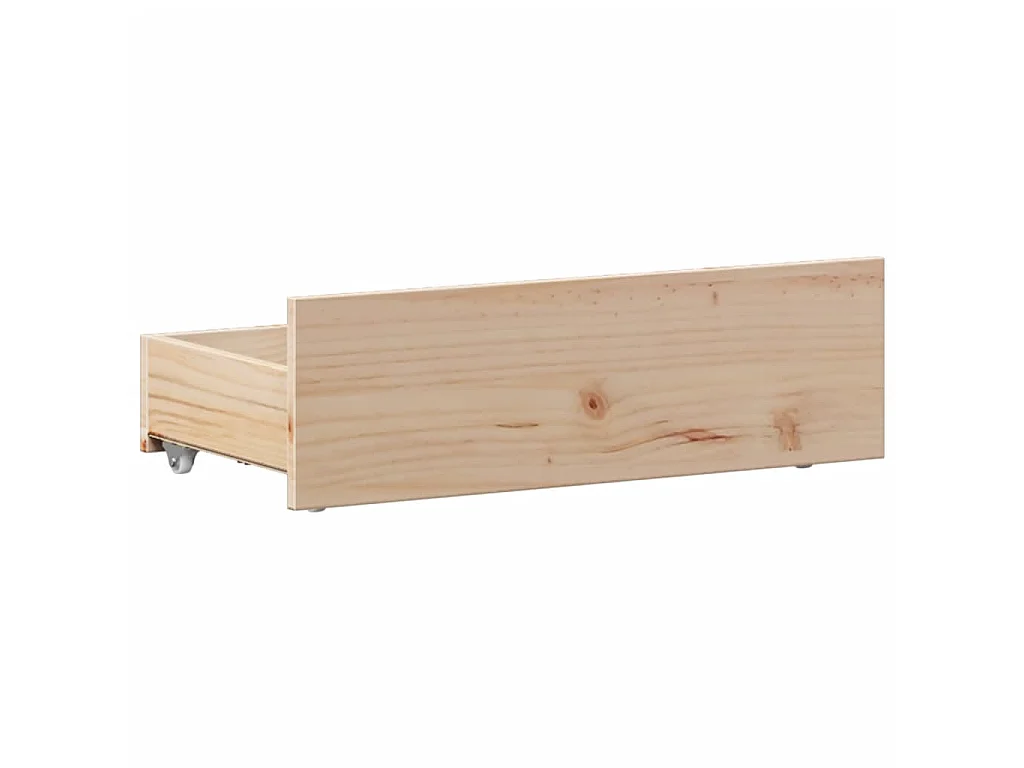 Cama sem colchão com cabeceira 90x200 cm madeira pinho maciça