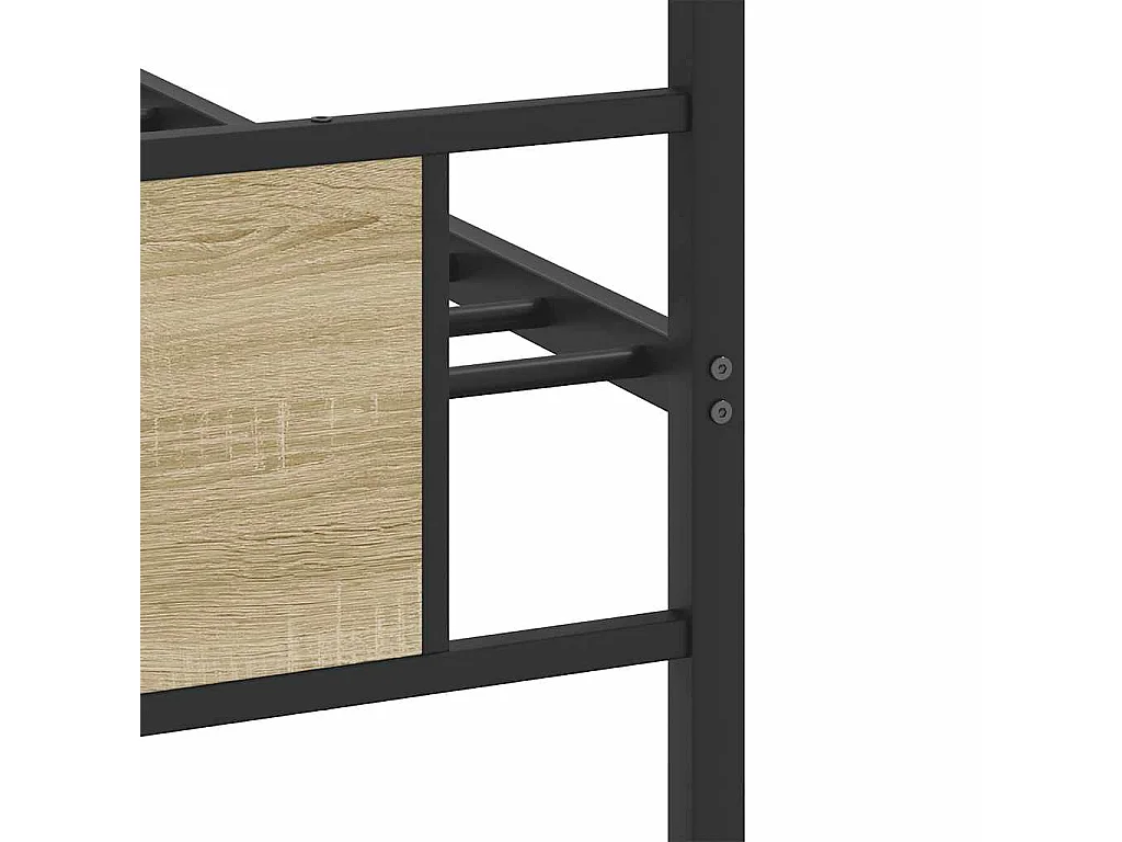 Bedframe zonder matras hout sonoma eikenkleurig 90x200 cm