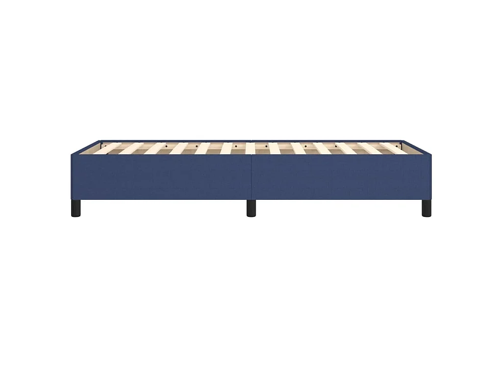 Bedframe zonder matras 90x200 cm stof blauw