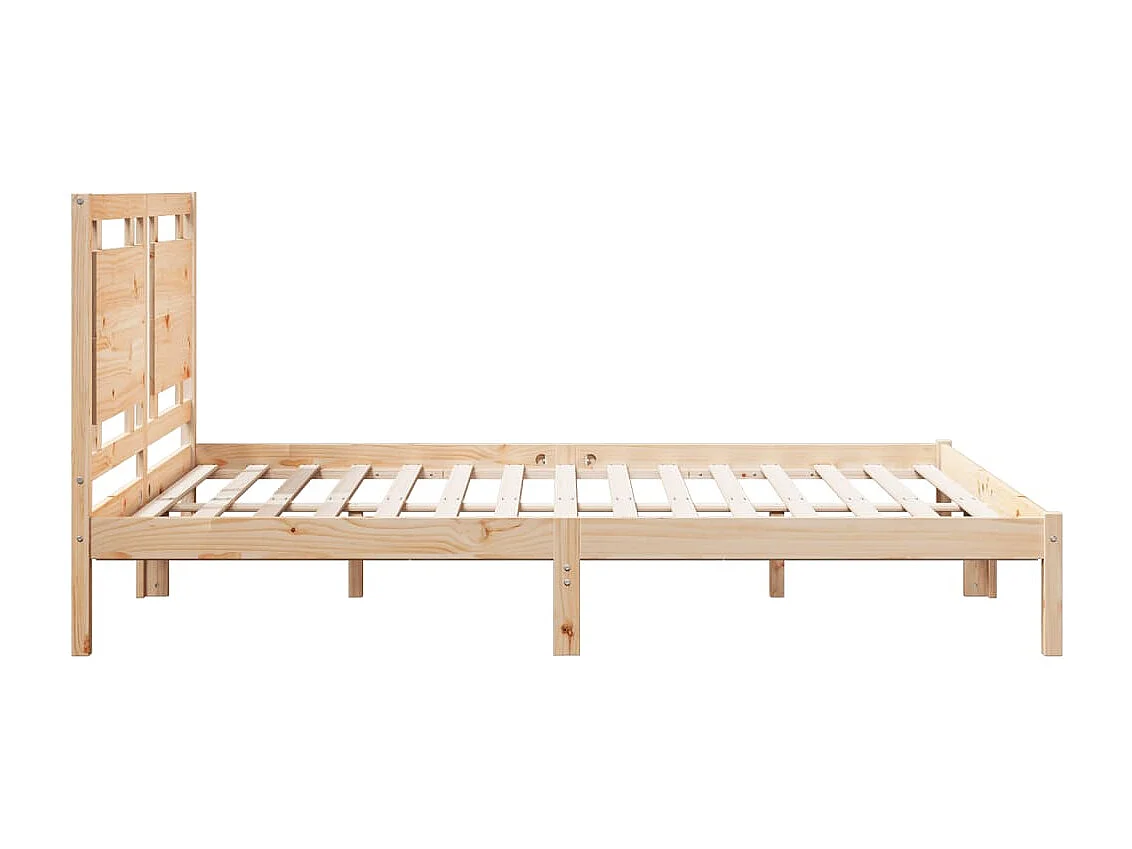 Massivholzbett Extra Lang ohne Matratze 160x220 cm