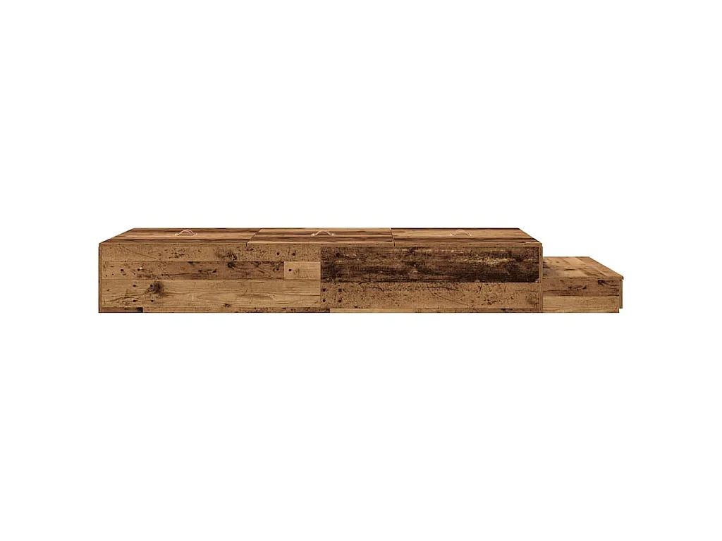Estrado de cama com arrumação com gaveta Madeira Antiga 90 cm