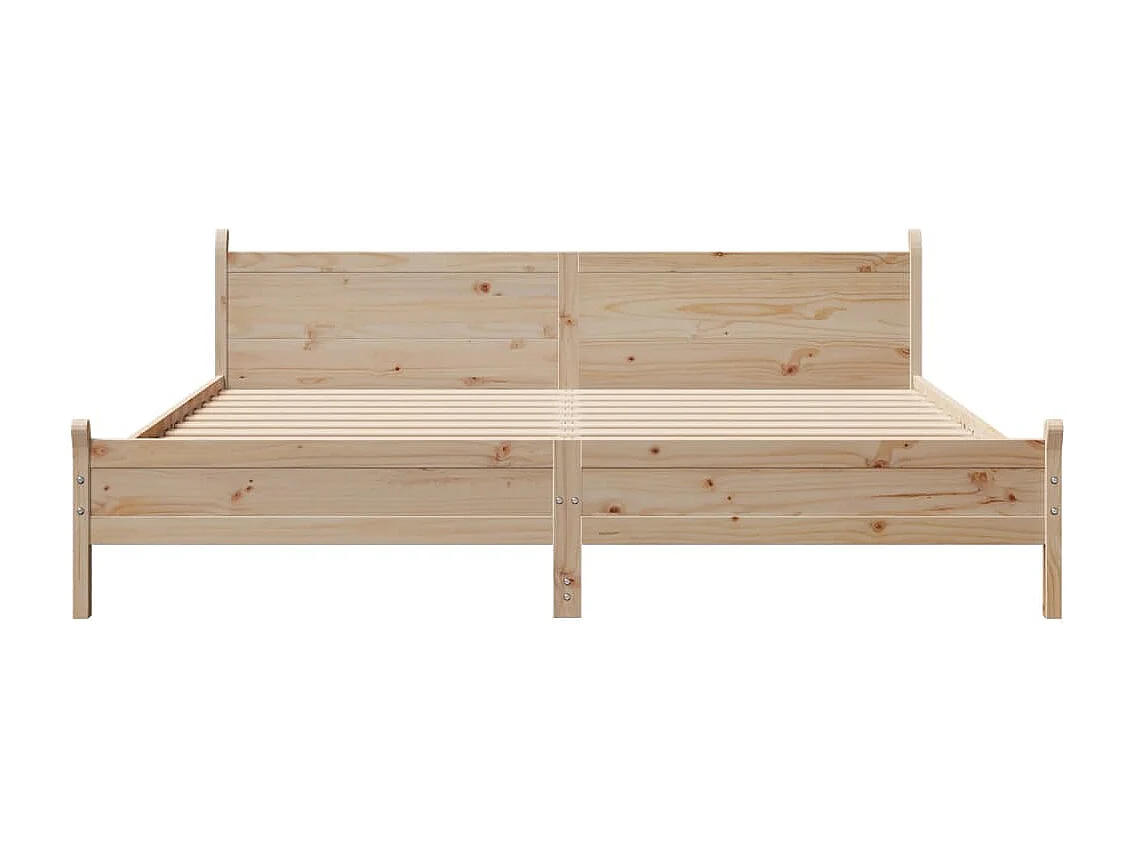 Bedframe zonder matras massief grenenhout 180x200 cm