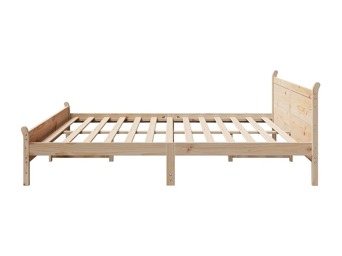 Bedframe zonder matras massief grenenhout 180x200 cm