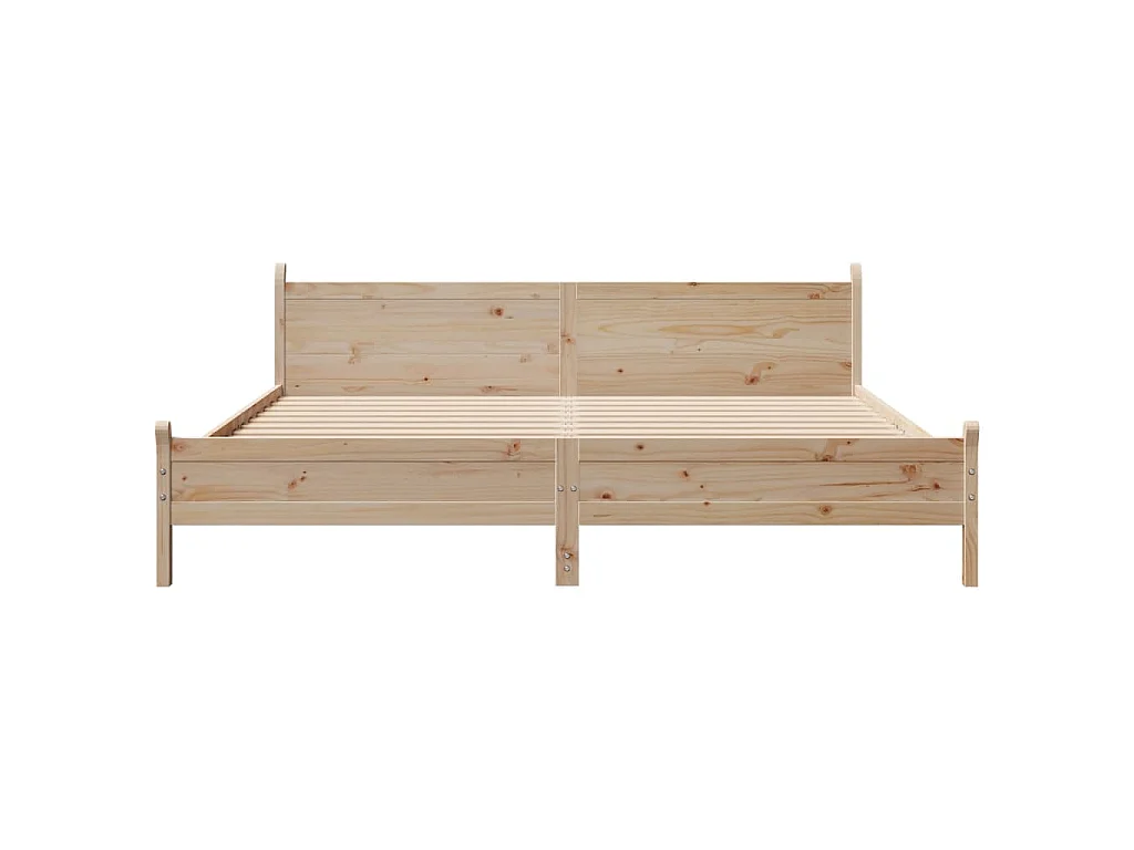 Bedframe zonder matras massief grenenhout 180x200 cm