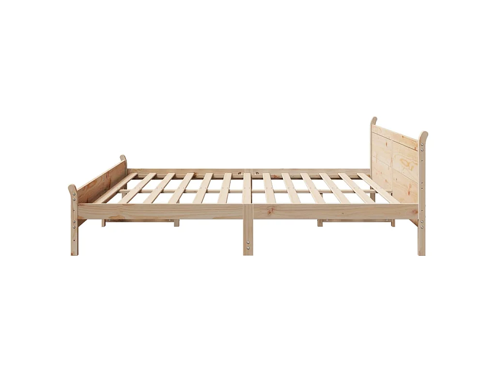 Bedframe zonder matras massief grenenhout 180x200 cm