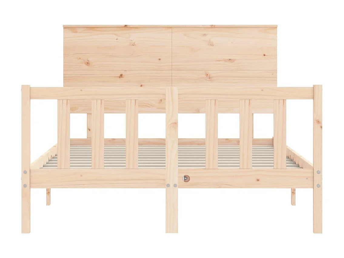 Massivholzbett ohne Matratze 140x190 cm Kiefernholz