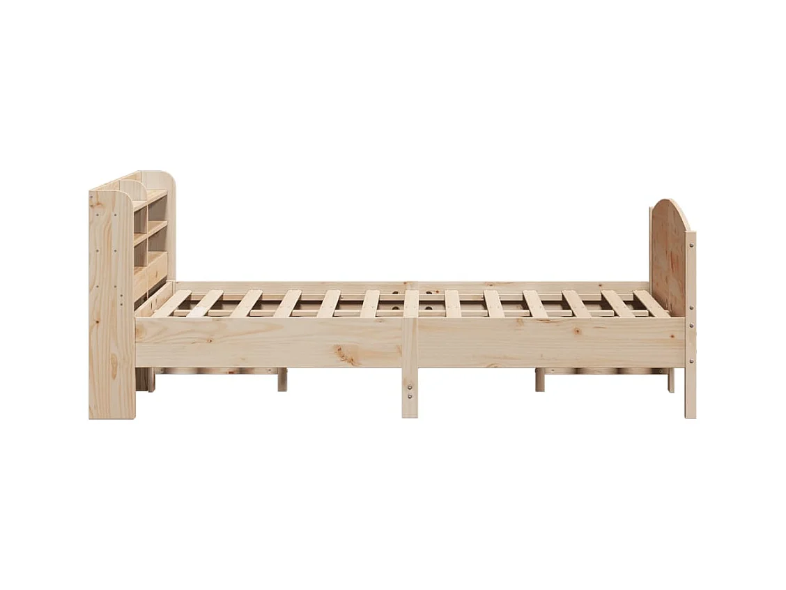 Cadre de lit sans matelas 160x200 cm bois massif de pin