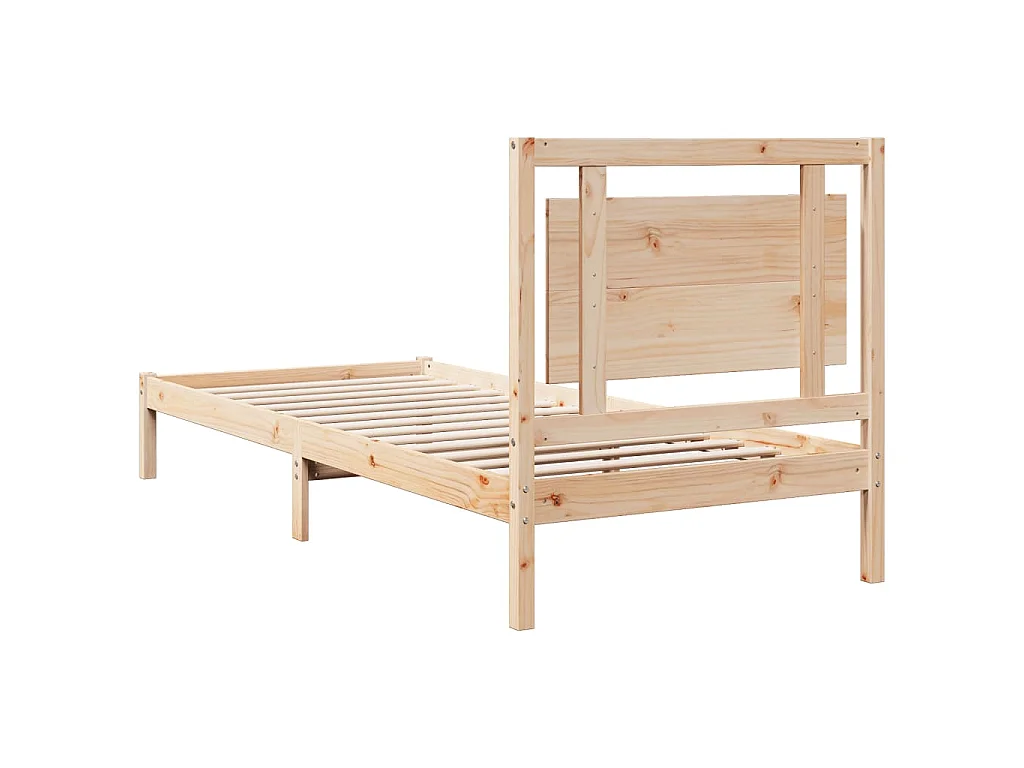 Massivholzbett Extra Lang ohne Matratze 100x220 cm