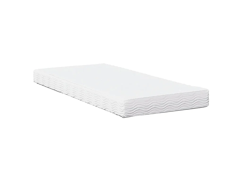 Lit de jour avec matelas cire marron 90x190 cm bois pin massif