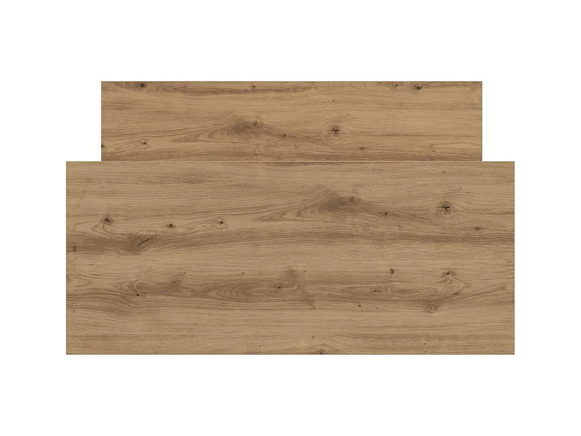 Bettgestell ohne Matratze Artisan-Eiche 100x200cm Holzwerkstoff