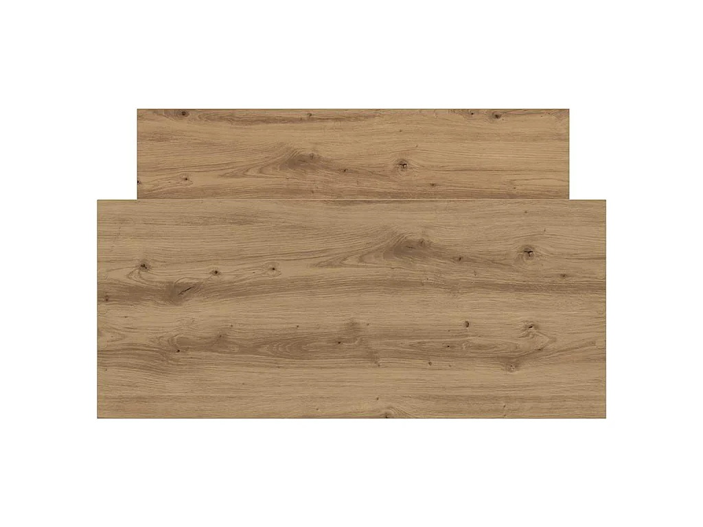 Bettgestell ohne Matratze Artisan-Eiche 100x200cm Holzwerkstoff
