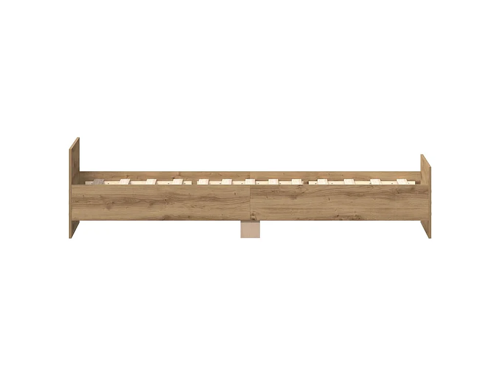 Bettgestell ohne Matratze Artisan-Eiche 100x200cm Holzwerkstoff