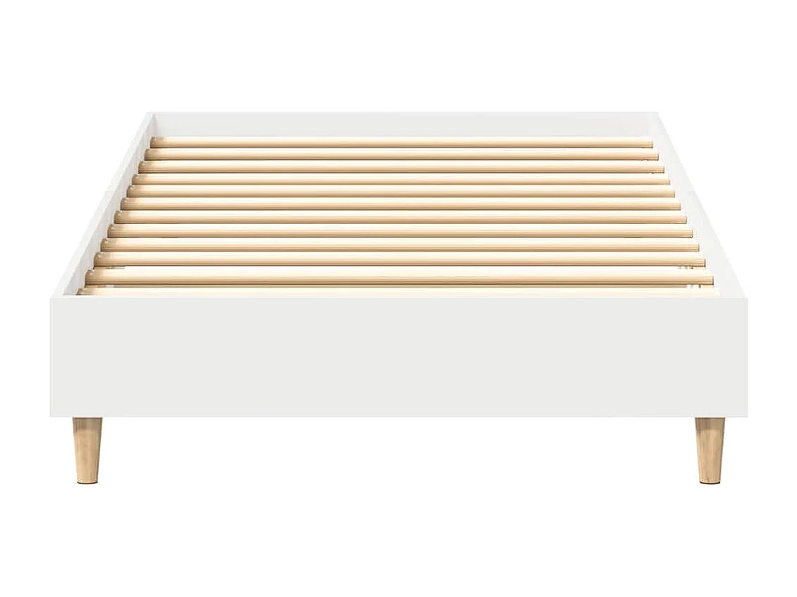 Bettgestell ohne Matratze Weiß 100x200 cm Holzwerkstoff