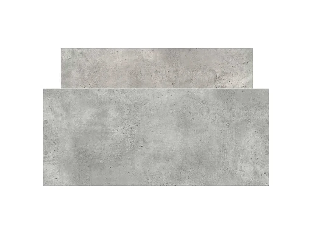 Bettgestell Betongrau 90x190 cm Holzwerkstoff