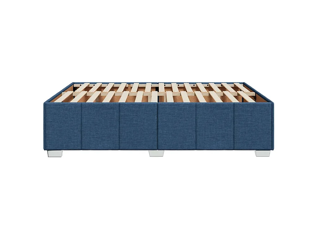 Bedframe zonder matras stof blauw 160x200 cm