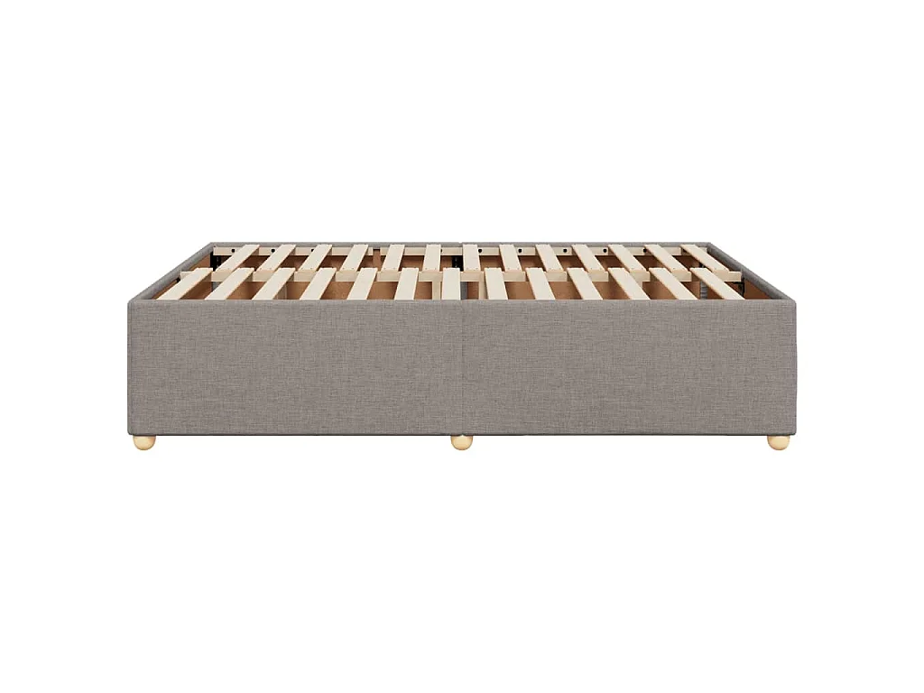 Giroletto senza Materasso Tortora 140x200 cm in Tessuto