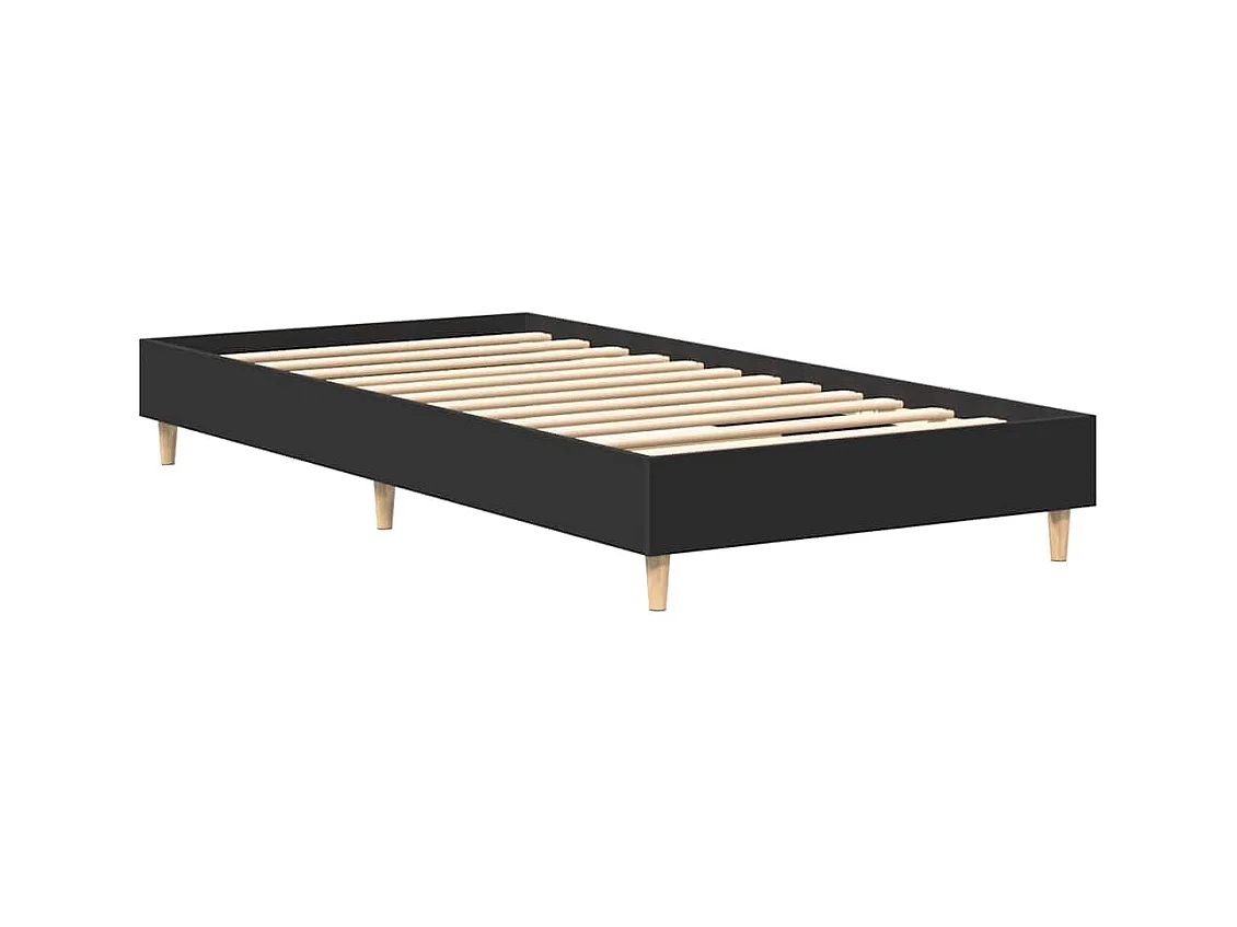 Bettgestell ohne Matratze Schwarz 100x200 cm Holzwerkstoff