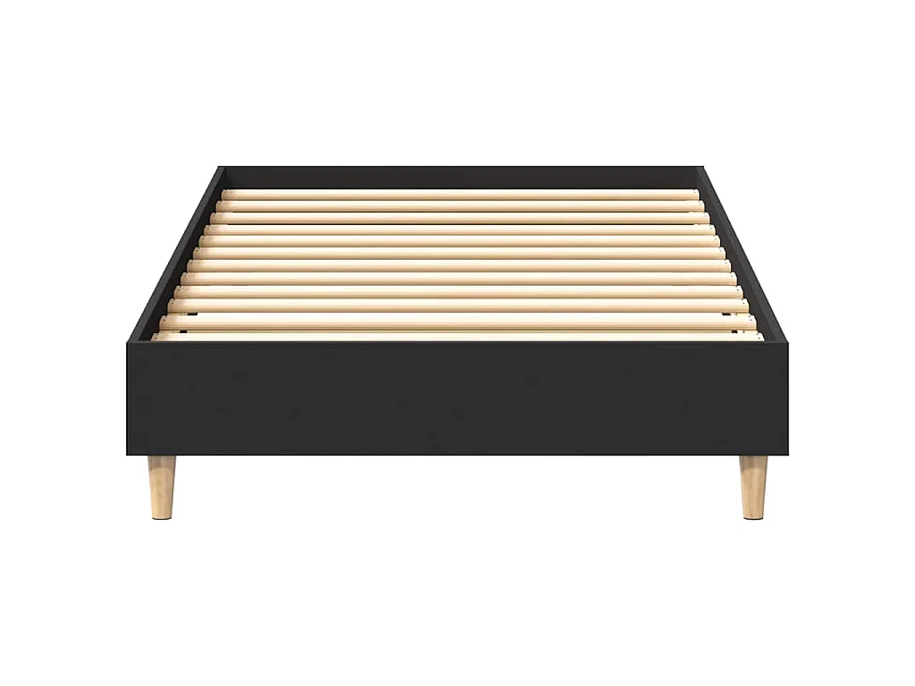 Bettgestell ohne Matratze Schwarz 100x200 cm Holzwerkstoff