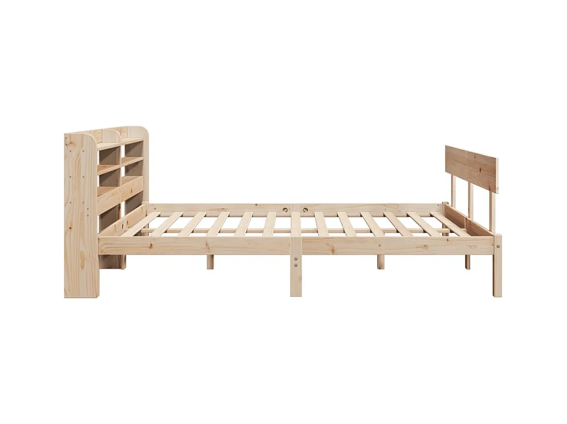 Bedframe zonder matras massief grenenhout 140x190 cm