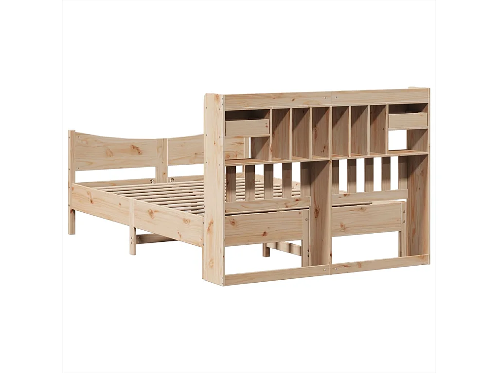 Massivholzbett ohne Matratze 140x200 cm Kiefernholz