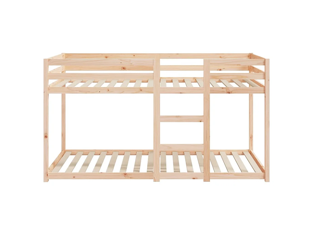 Lit superposé sans matelas 90x200 cm bois de pin massif