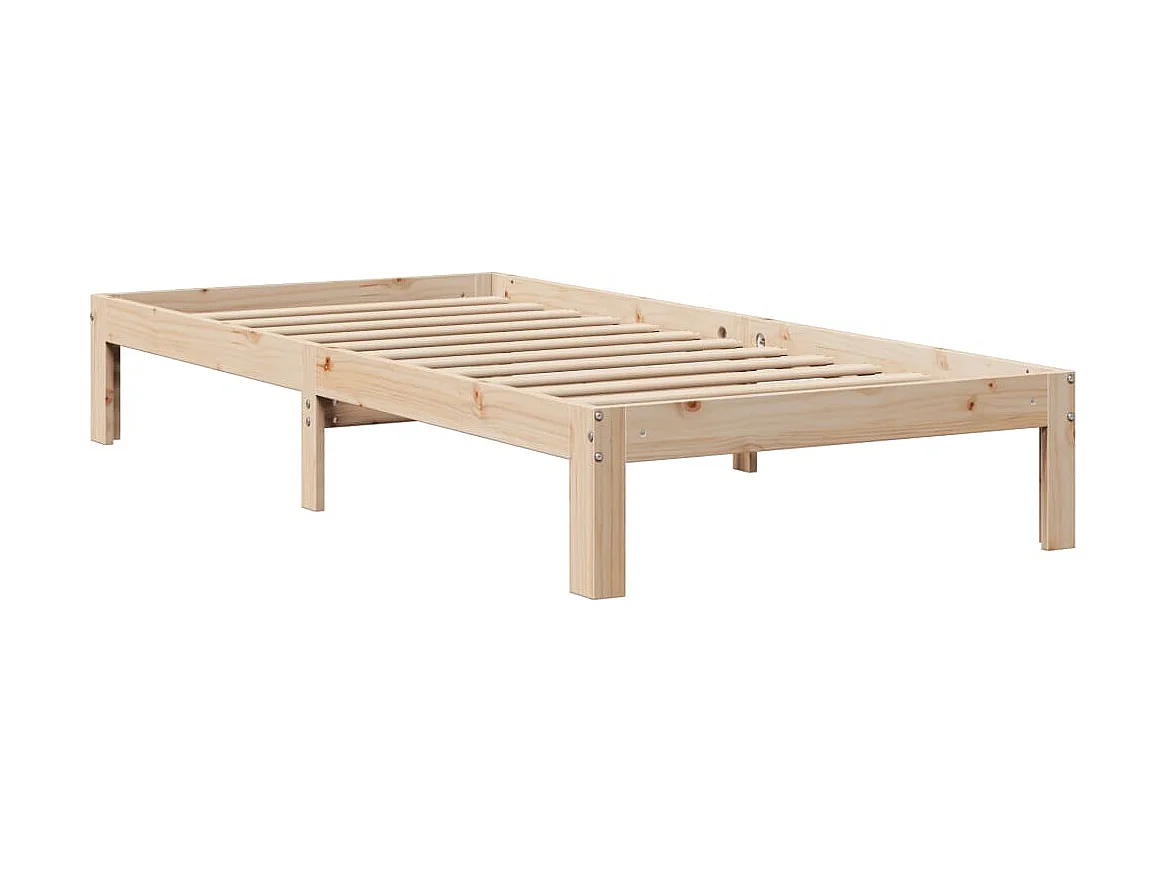 Cadre de lit avec tête de lit sans matelas 90x200 cm