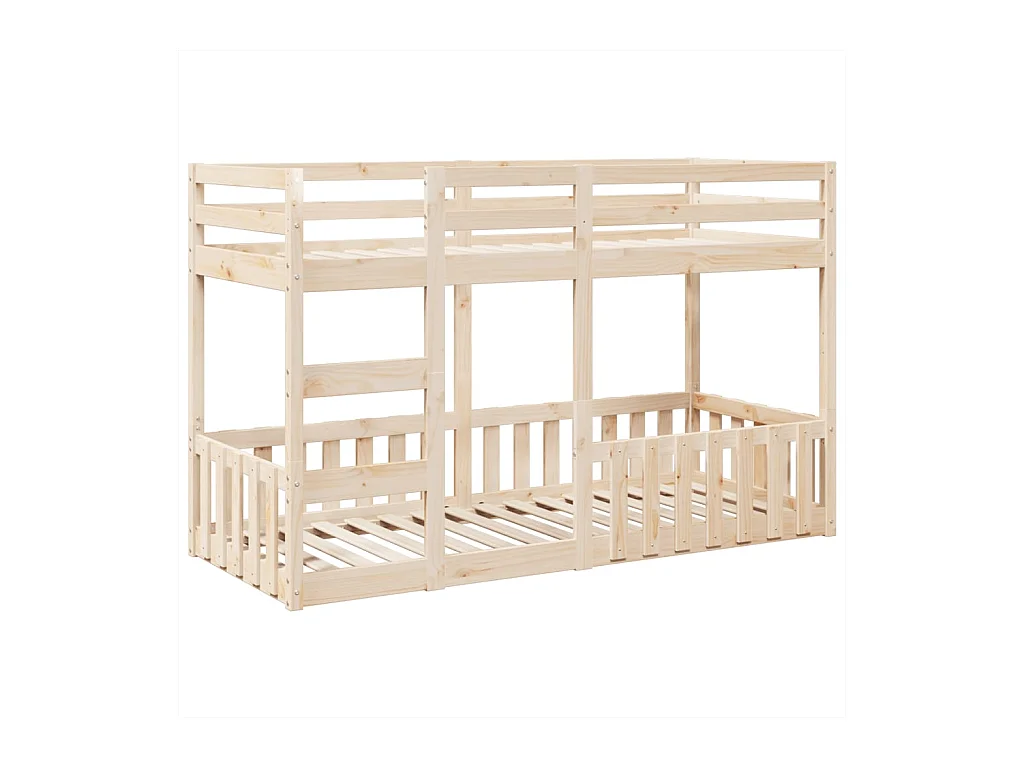 Lit superposé 90x190 cm Bois de pin massif