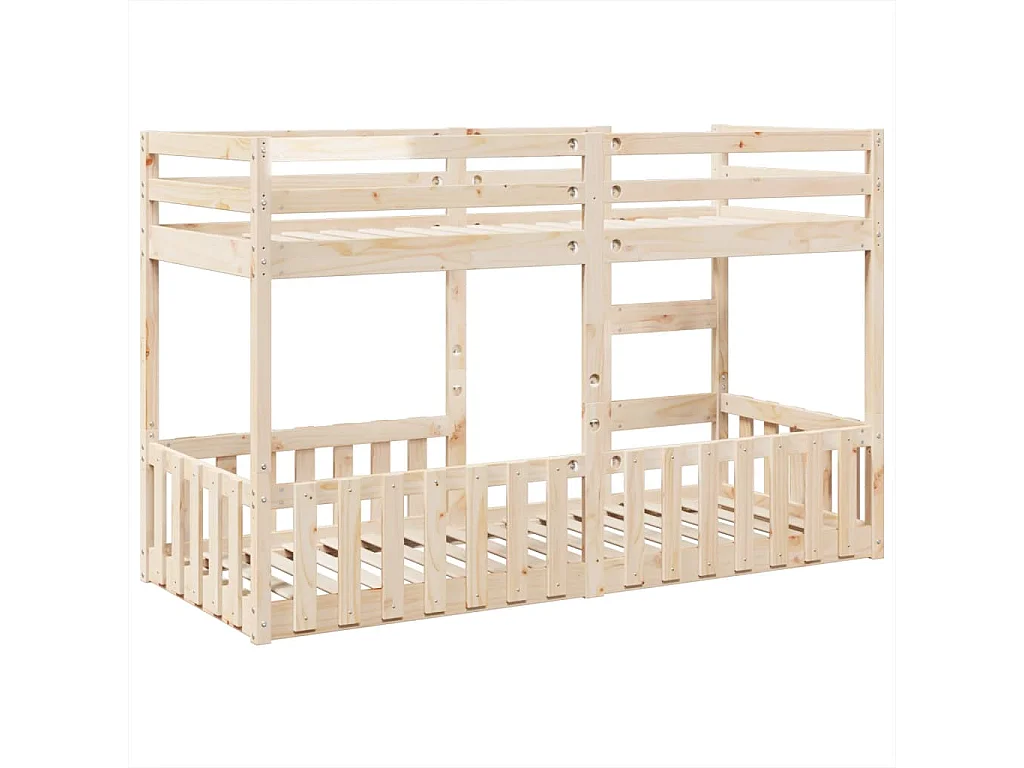 Lit superposé 90x190 cm Bois de pin massif