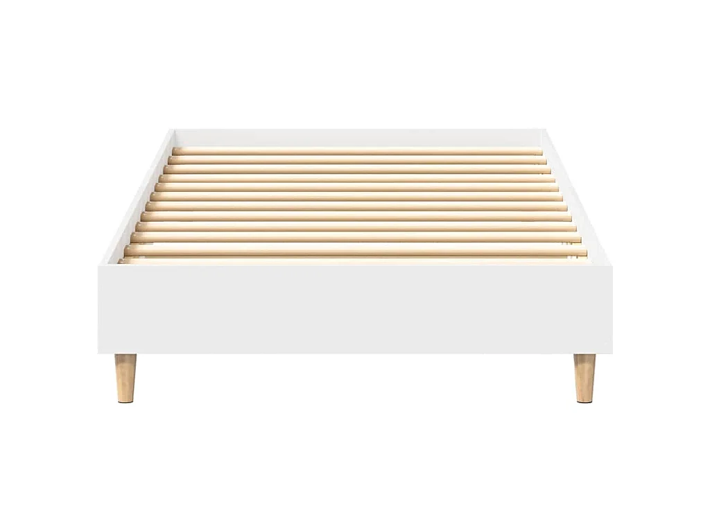 Bedframe zonder matras 90x190 cm spaanplaat wit
