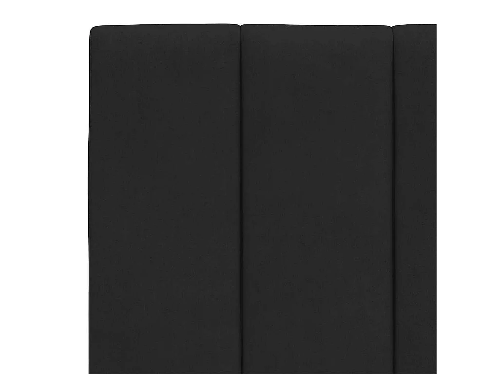 Giroletto senza Materasso Hanko Nero 140x200 cm in Velluto