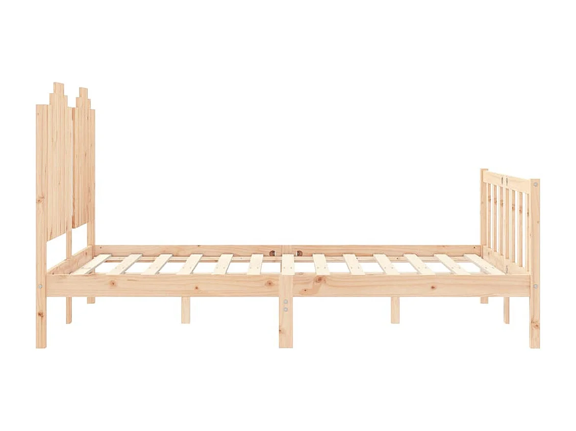 Massivholzbett ohne Matratze 140x200 cm Kiefernholz