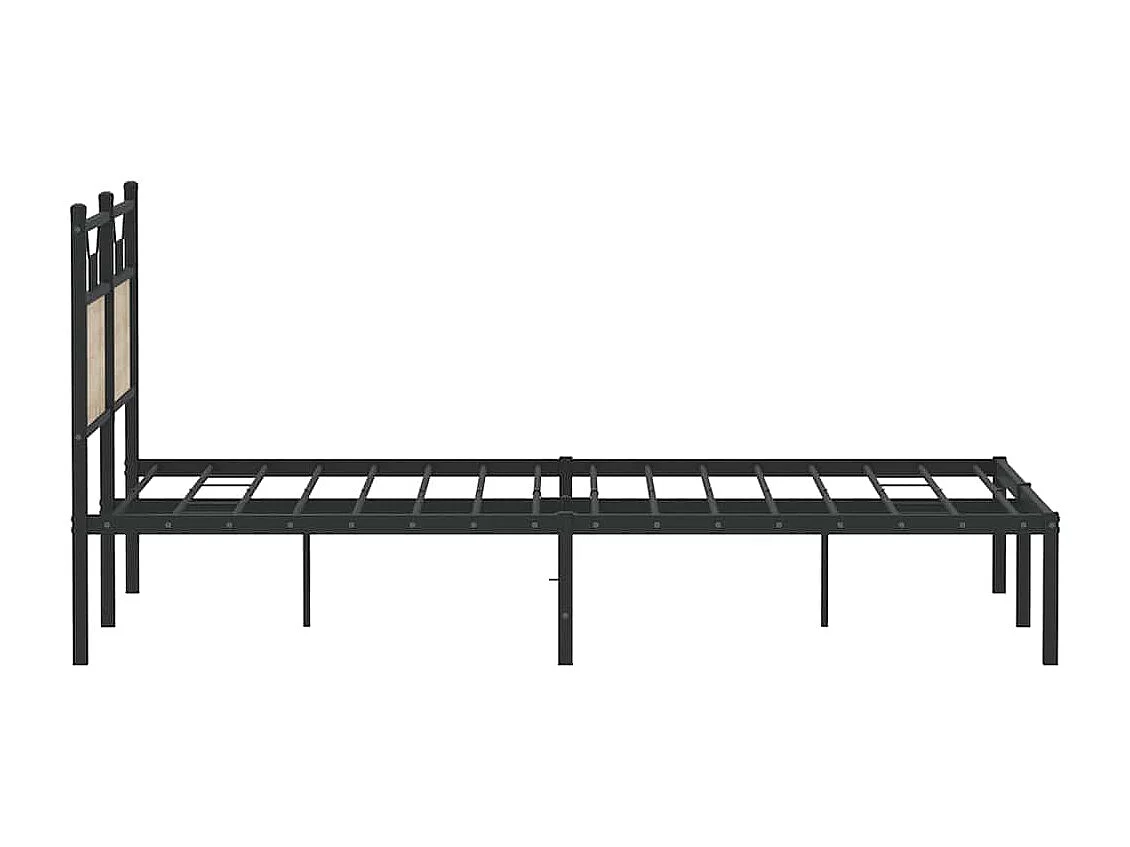 Bedframe zonder matras hout sonoma eikenkleurig 140x190 cm