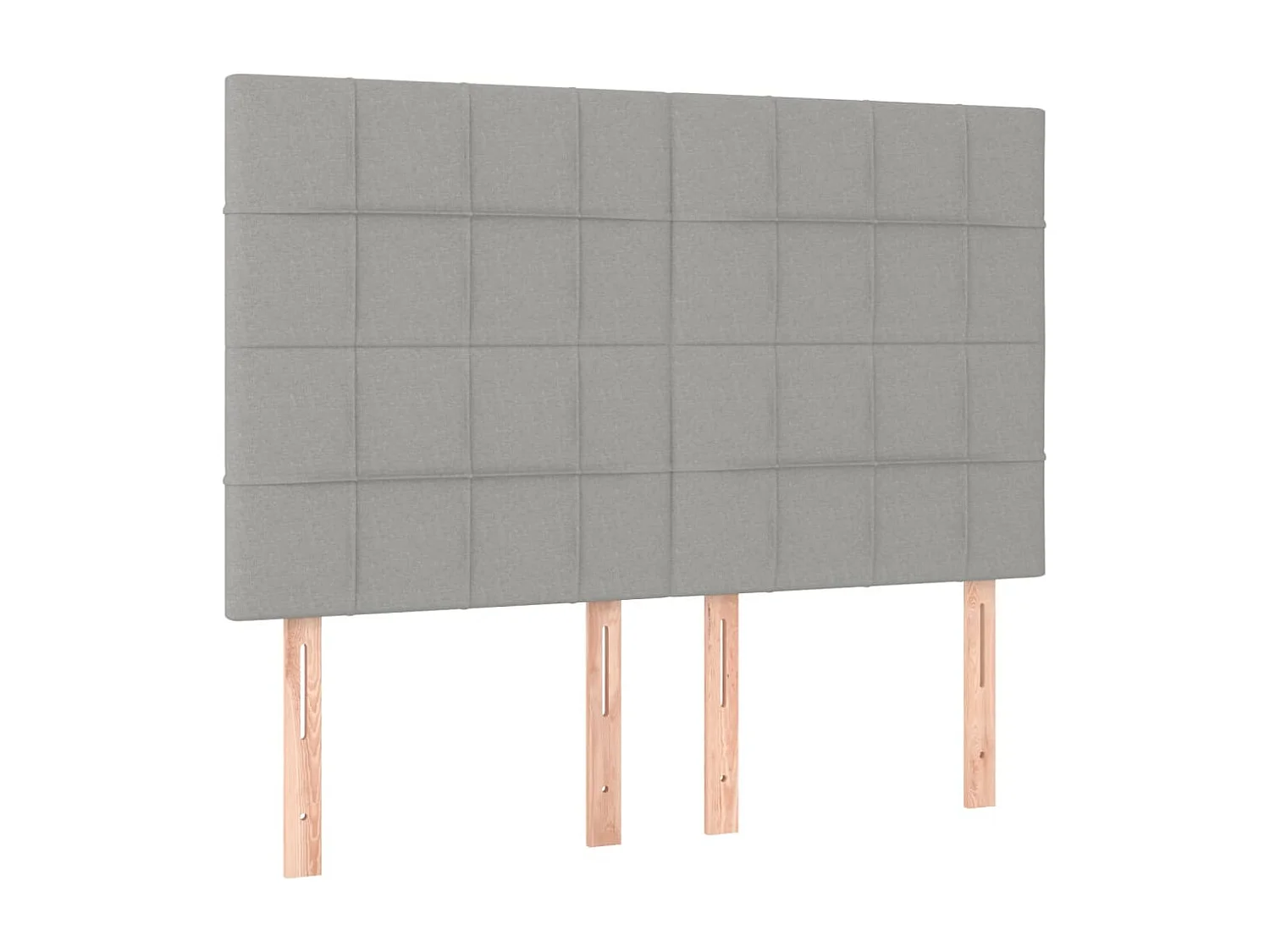 Giroletto senza Materasso Grigio Chiaro 140x190 cm Tessuto