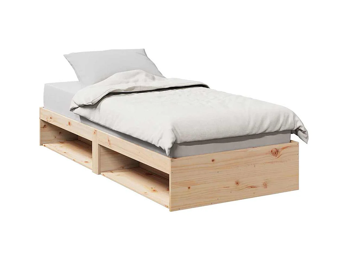 Lit de jour sans matelas 90x190 cm bois de pin massif