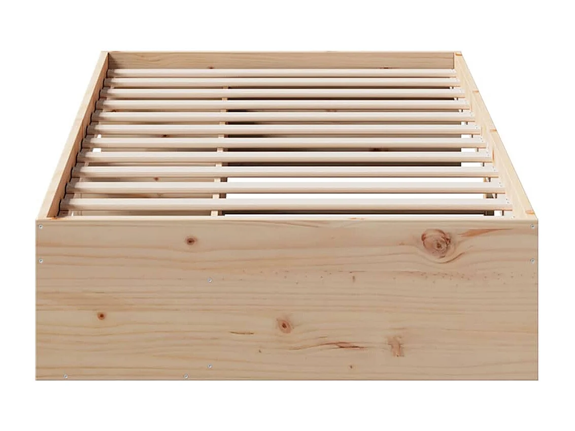 Slaapbank zonder matras 90x190 cm massief grenenhout